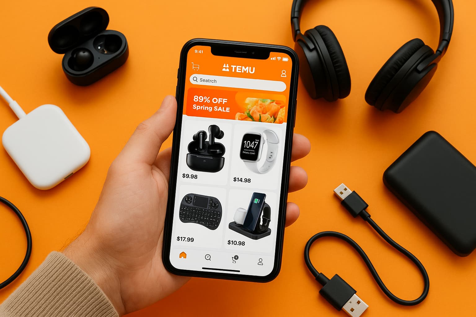 Akcesoria elektroniczne Temu – kompletny przewodnik