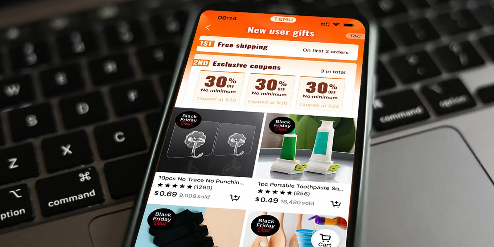 Darmowe produkty Temu a zapraszanie znajomych