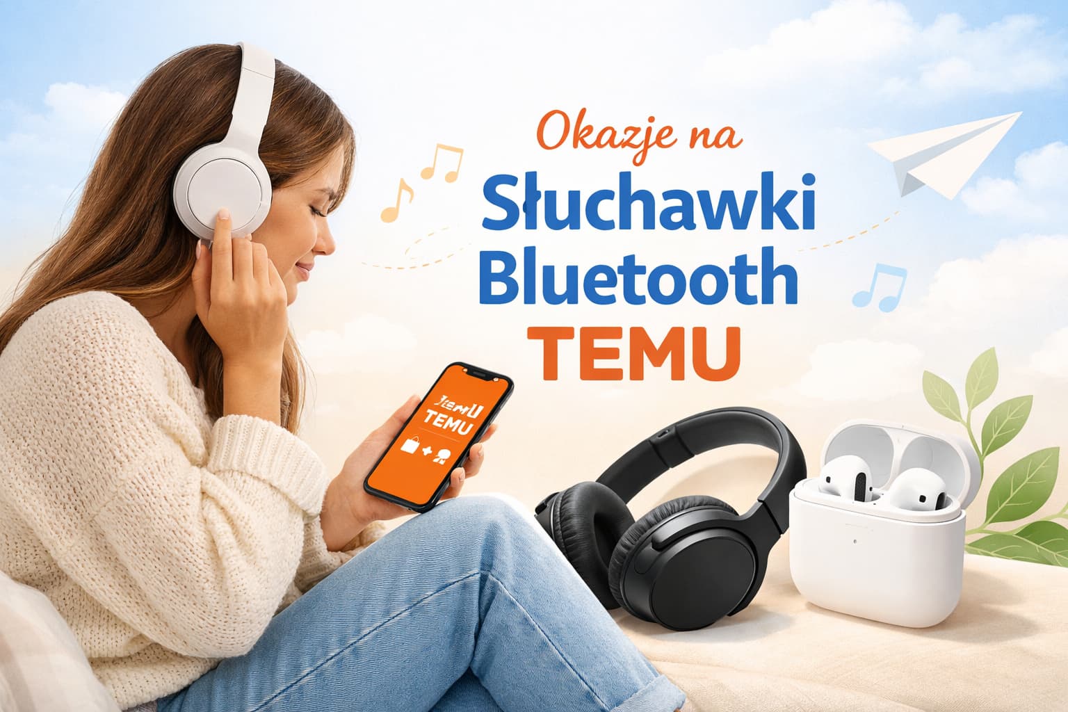 Okazje na słuchawki bluetooth Temu – poradnik zakupowy