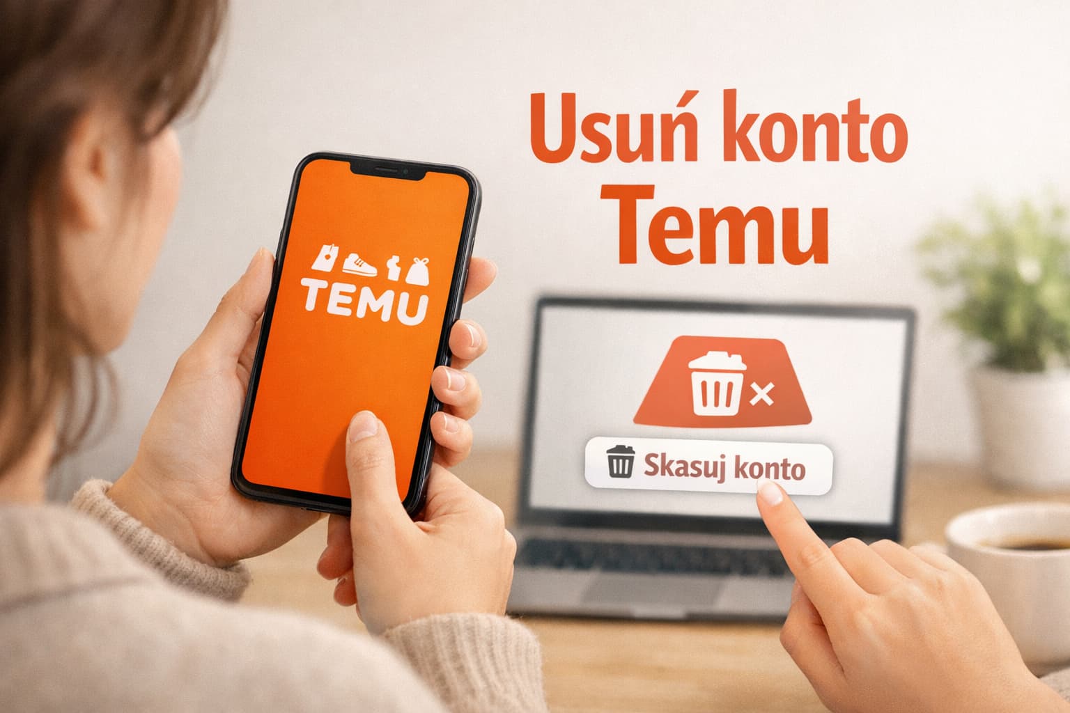 Jak bezpiecznie usunąć konto Temu krok po kroku