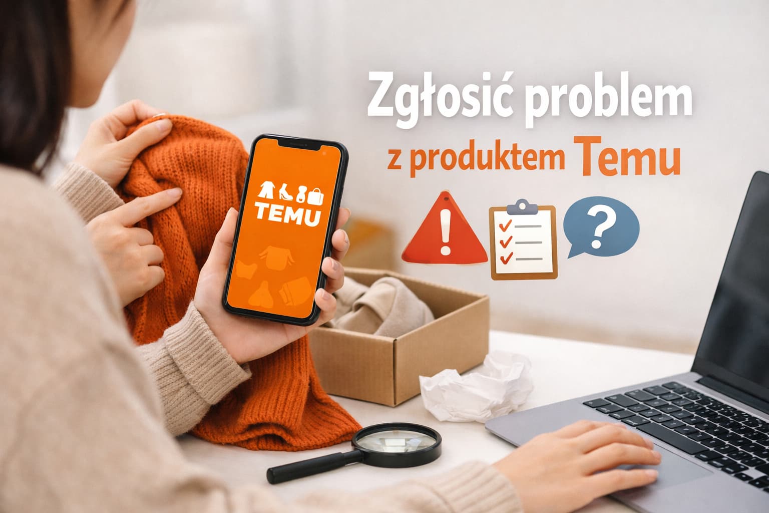 Jak zgłosić problem z produktem Temu skutecznie